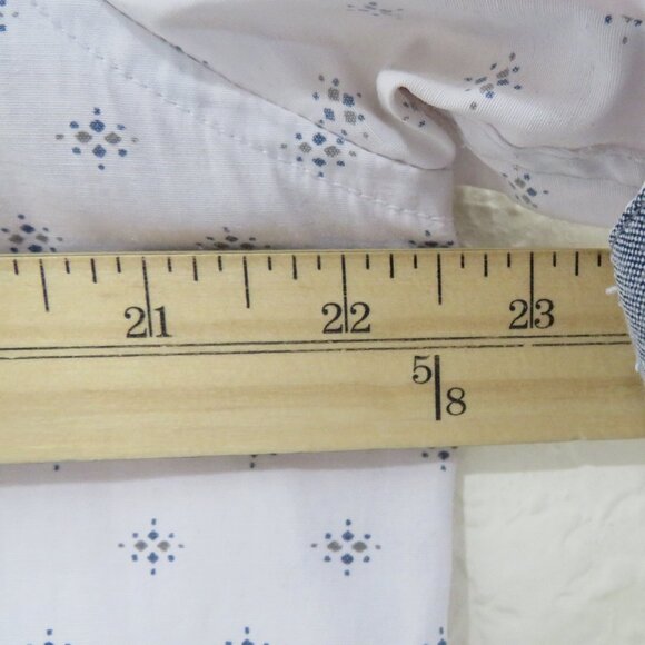 sahara Club* Men's Short Sleeve Button Down Curved‎ Hem BOHO Design Shirt~ Large - Picture 8 of 12